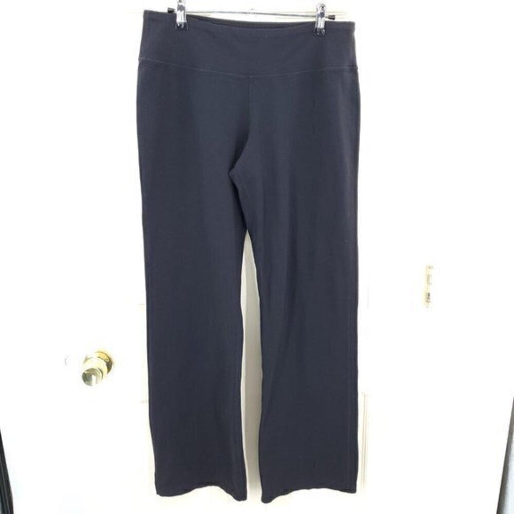 Prana Bootcut Mid-Rise Pull On Yoga Pants M Black